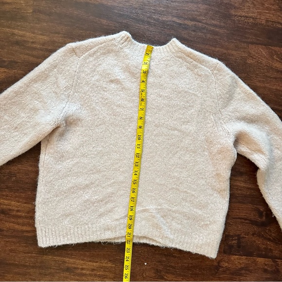 JCREW Pink Point Sur Alpaca Blend Sweater - SZ XL - Picture 5 of 7